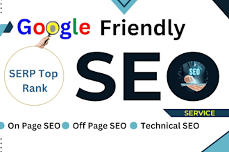 google friendly complete SEO service to get website top rank