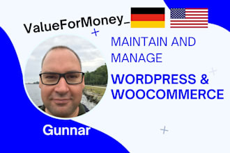 maintain and manage your wordpress or woocommerce website