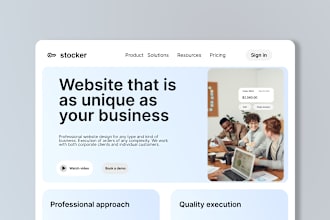 create a professional figma website design, website ui design, figma design webs