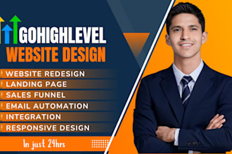 gohighlevel landing page gohighlevel sales funnel redesign ghl automation SEO