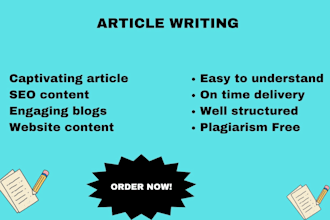 write compelling articles essays and engaging blog posts