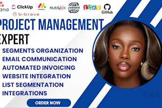 setup asana, monday, hubspot, jobber, clickup, github, zoho, brave