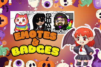 create custom twitch, kick, and discord emotes and sub badges