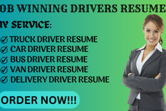 do driver resume, truck, car, dispatch driver, cargo driver resume