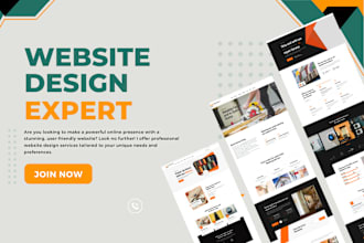 create website designs or website mockup designs in figma