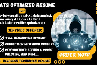 do cybersecurity analyst, data analyst resume, soc analyst resume, cover letter