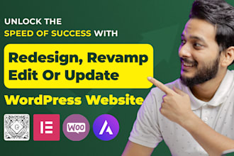 design, redesign, revamp or clone wordpress website