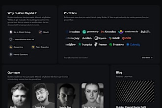 develop venture capital websites and angel investor website