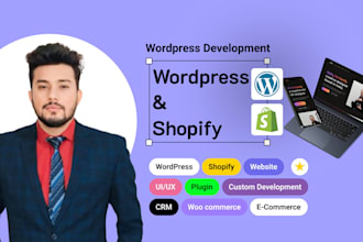 design clean and responsive wordpress website