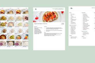 create a 6 week nutrition meal plan program for your clients