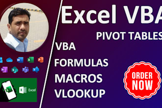 create excel spreadsheet, vba, formulas, and macros