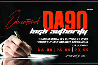submit premium 250 da90 pr9  high authority SEO backlinks