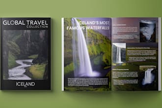 do professional magazine or catalog for your brand