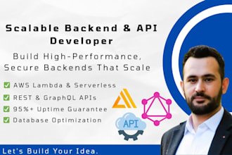 build a scalable aws serverless backend and api with lambda and nodejs