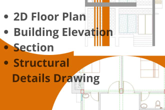 do architectural drawing and structural drawing
