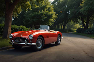 draw fantastic classic car artwork with my detailed style