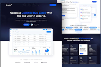 design professional saas landing page in figma, saas UI UX