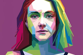 create your photo into awesome wpap pop art
