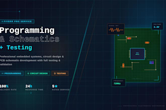do programming, circuit schematics and testing