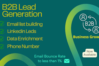do b2b lead generation, business leads, email list building, direct phone number