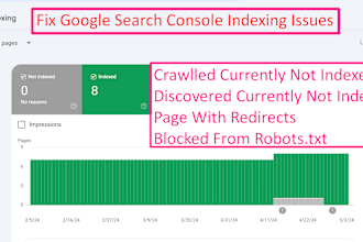fix indexing errors or google index issues in search console or webmaster