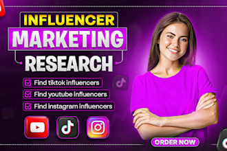 find best instagram, tiktok and youtube influencer list for influencer marketing