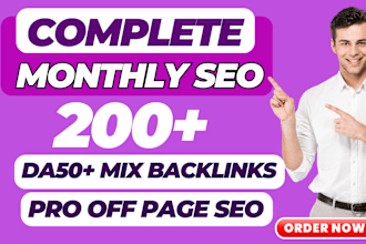 do monthly off page SEO backlinks service authority white hat link building