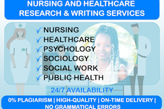 write medical, nursing, public health, and psychology essays