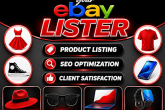 do ebay product listing, ebay listing, ebay lister, ebay product upload