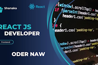 develop react js frontend for your api