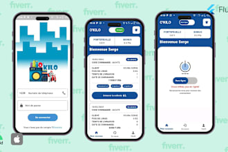 create a flutter laundry and delivery app for you