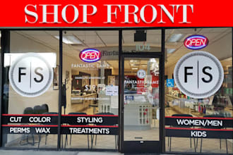 make creative shopfront, storefront retail shop interior
