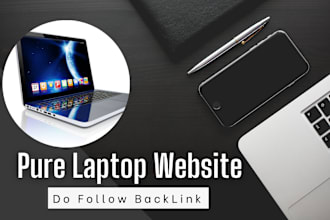 write and publish guest post on laptop and mobile website