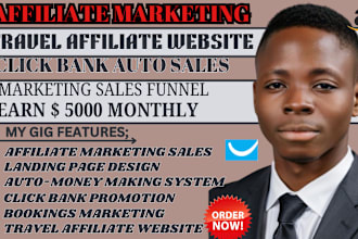 do travel website, affiliate marketing clickbank promotion