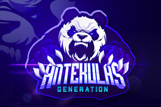 make a mascot logo for e sport
