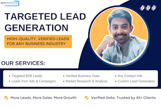 find verified niche b2b leads and contact info for any industry to boost sales