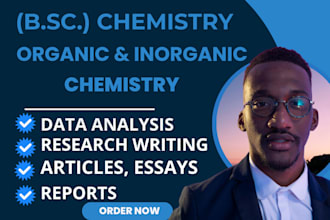 write reports on organic and inorganic chemistry