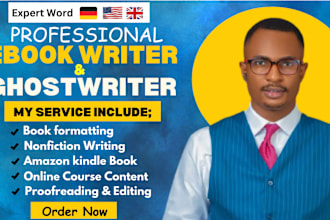 ghostwrite ebook as ebook writer, ebook writing, amazon kindle ebook ghostwriter