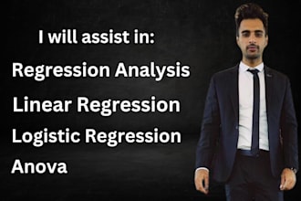 do linear, logistic, random forest regression analysis, anova in python, spss, r