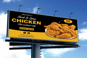 create unique banner, billboard, rollup, and signboard designs