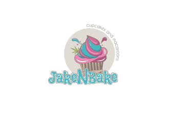 design sweet delights bakery custom logo