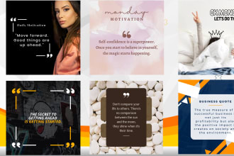design custom images with motivational quotes for your social media