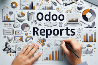 create and customize odoo reports pdf, excel, html