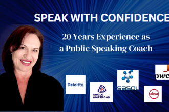 help you speak with confidence as your public speaking coach