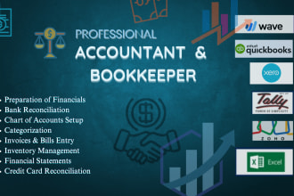do accounting and bookkeeping tasks in qb xero  wave zoho netsuite sage and more