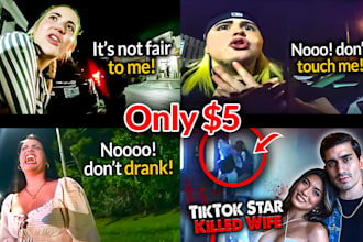 create clickable eye catching police or true crime youtube thumbnails