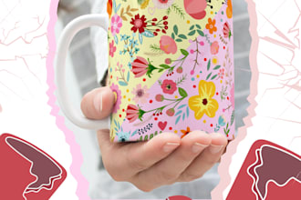 create unique seamless pattern, repeat pattern, textile design