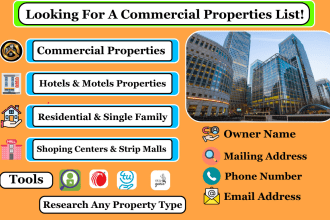 do provide commercial properties with skip tracing