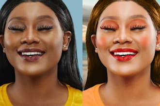 do photo retouching beauty, fashion, restoration, and color brilliance