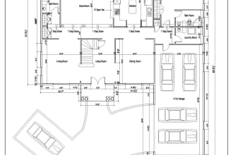 create architectural working drawing